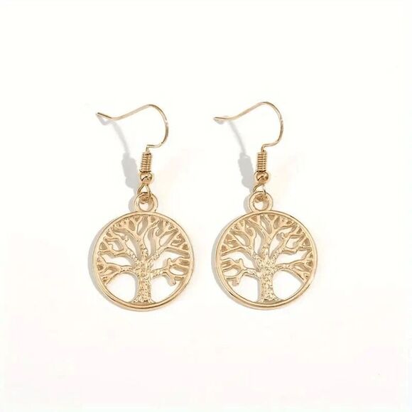 Tree Of Life Dangle Earrings - Picture 1 of 5
